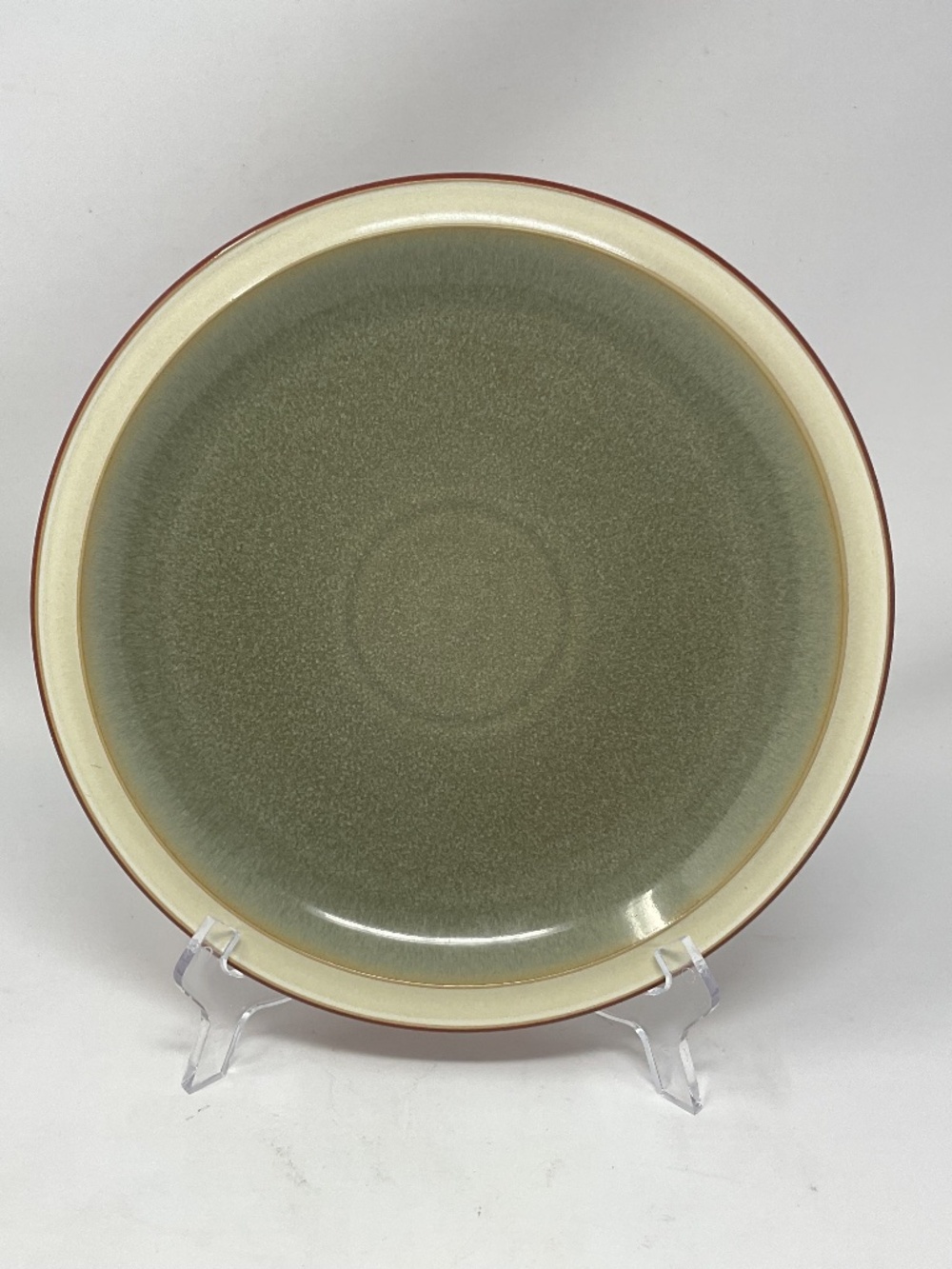 Denby Fire Sage (retired) Stoneware Dinner Plate (13 available $35 EACH)